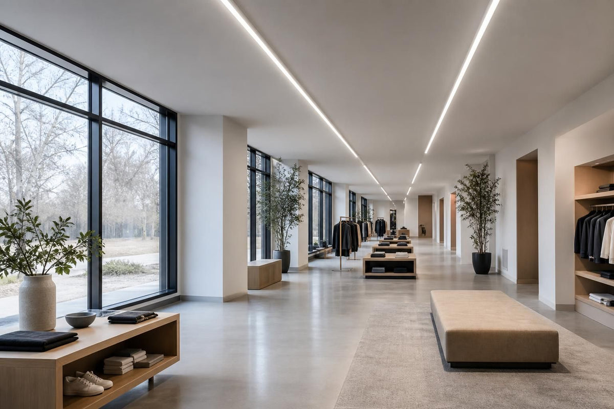 LED Lightbar Kit Continuous Run Guide for Retail Spaces