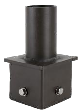 5" Square Pole Mount with 2-3/8" O.D. Tenon