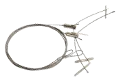 Aircraft suspension kits, for MLH01/24D Series 200-350W 1.8*1500mm 1set (2pcs)