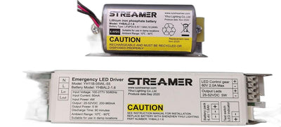 5W Split Emergency battery backup kit (25-52VDC)