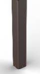Square pole set for MBL02 with Anchor Bolts，dark bronze